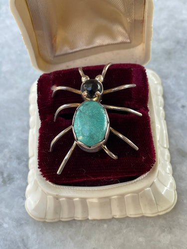 Sterling Silver Spider Brooch Jewelry Bloomers and Frocks